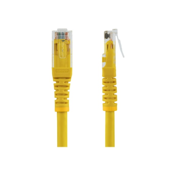 StarTech 35ft Yellow Molded Cat6 UTP Patch Cable - ETL Verified