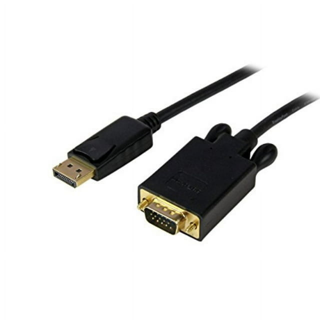 StarTech.com 3ft DisplayPort to VGA Adapter Cable - 1920x1200 - Active DisplayPort (DP) Computer or Laptop to VGA Monitor or TV Display (DP2VGAMM3B)
