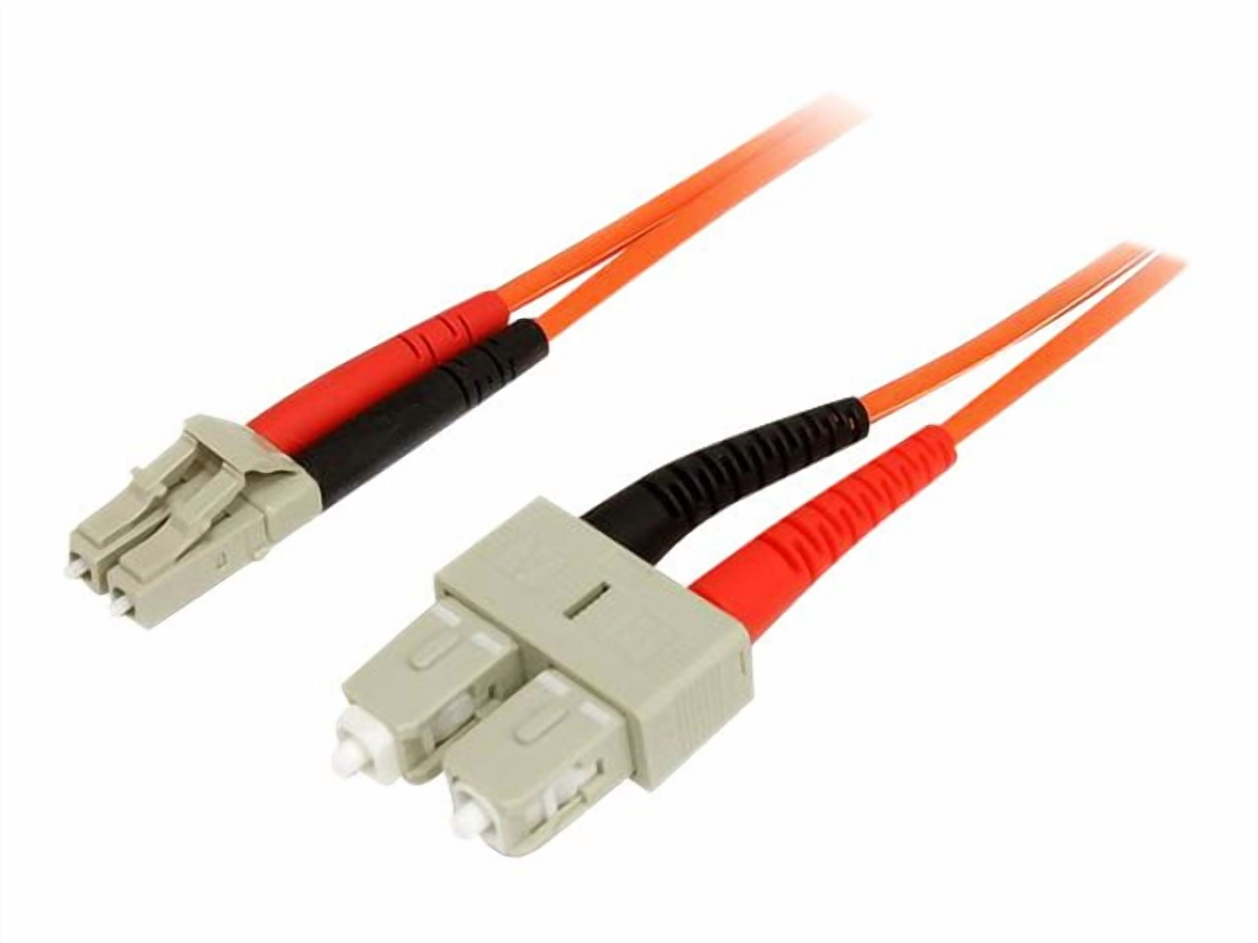 StarTech.com 3m Fiber Optic Cable - Multimode Duplex 50/125 - LSZH - LC/SC - OM2 - LC to SC Fiber Patch Cable - Network cable - LC multi-mode (M) to SC multi-mode (M) - 3 m - fiber optic - duplex - 50 / 125 micron - for P/N: US100A20FXSC, US1GA30SXSC
