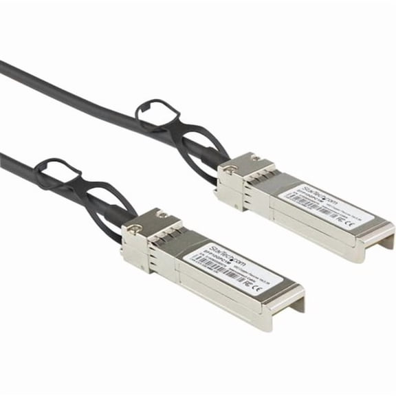 Startech.com Emc Dac-sfp-10g-3m Compatible 3m 10g Sfp+ To Sfp+ Direct Attach Cable Twinax, 10gbe Sfp+ Copper Dac 10 Gbps Low Passive Mini Gbic/transceiver Module Dac, Sfp Plus - Lifetime Warranty