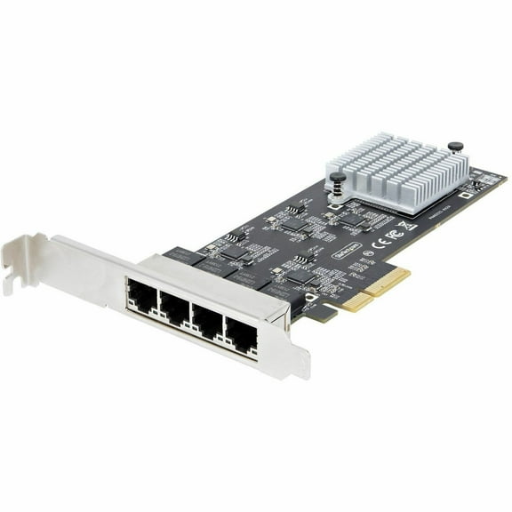 StarTech.com 4-Port 2.5GBase-T Ethernet Network Adapter Card - PCIe 2.0 x4