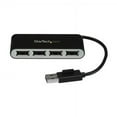 thumbnail image 1 of StarTech.com 4 Port USB Hub - 4 x USB 2.0 port - Bus Powered - USB Adapter - USB Splitter - Multi Port USB Hub - USB 2.0 Hub, 1 of 5