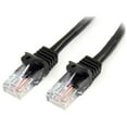 thumbnail image 1 of StarTech.com 45PATCH15BK 15 ft. Black Cat5e Snagless UTP Patch Cable, 1 of 1