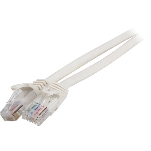 StarTech 15 ft Cat5e White Snagless RJ45 UTP Cat 5e Patch Cable - 15ft Patch Cord - Category 5e - 15 ft - 1 x RJ-45 Male - 1 x RJ-45 Male - White