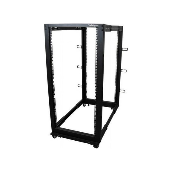 25U SERVER RACK OPEN FRAME ADJUSTABLE DEPTH 4POST RACK
