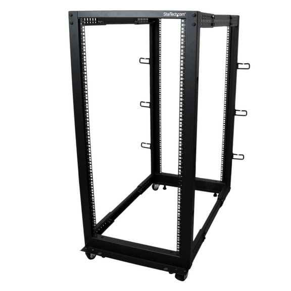 25U SERVER RACK OPEN FRAME ADJUSTABLE DEPTH 4POST RACK