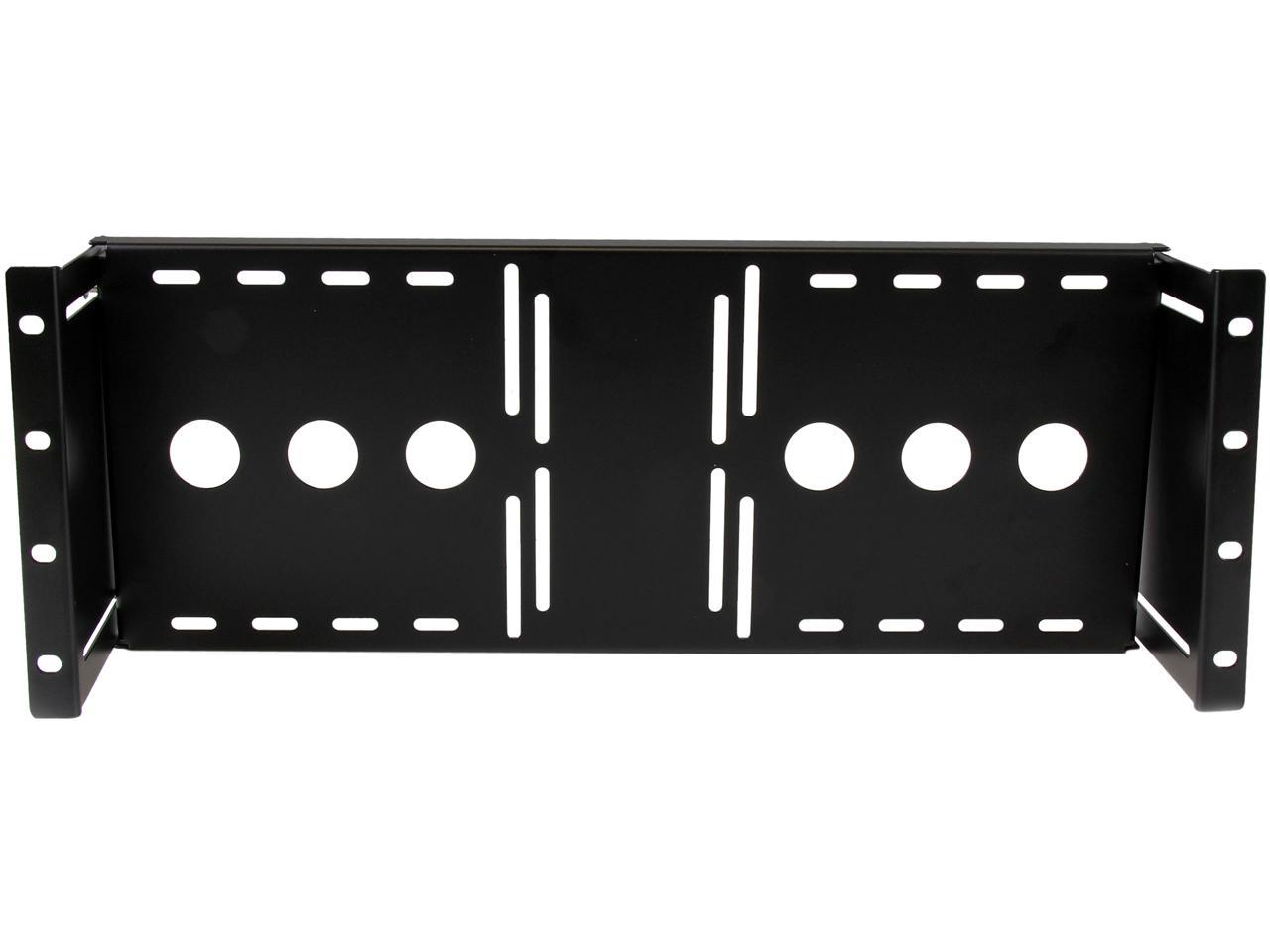 StarTech.com 4U Universal VESA LCD Monitor Mounting Bracket for 19-inch Rack or Cabinet - TAA Compliant - Cold-Pressed Steel Bracket - image 1 of 7