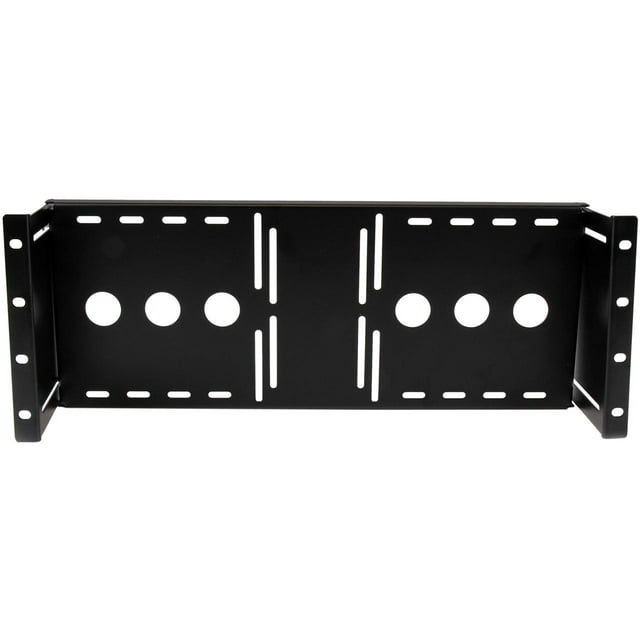 StarTech.com 4U Universal VESA LCD Monitor Mounting Bracket for 19-inch Rack or Cabinet - TAA Compliant - Cold-Pressed Steel Bracket
