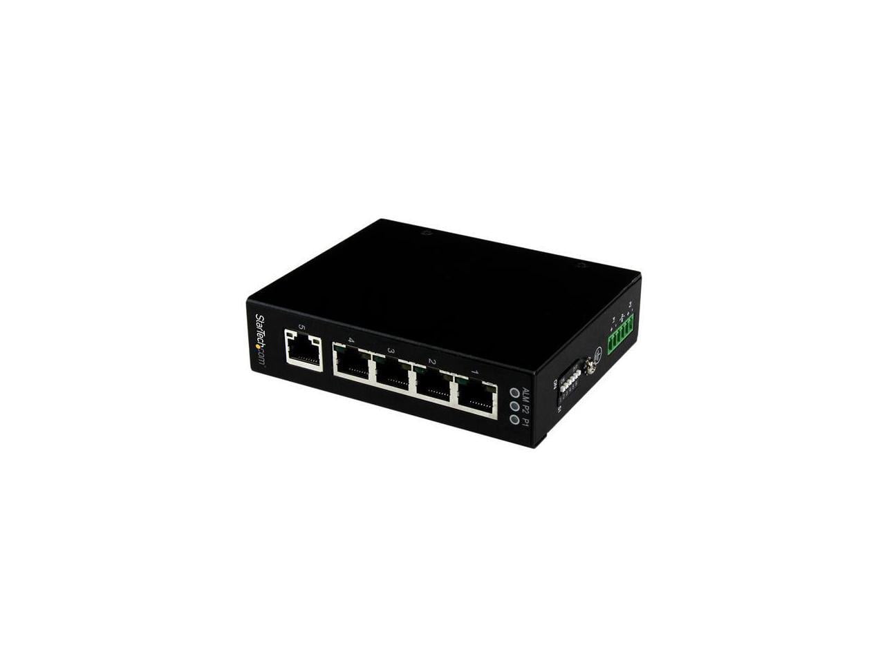 StarTech 5-Port Unmanaged Industrial Gigabit Ethernet Switch