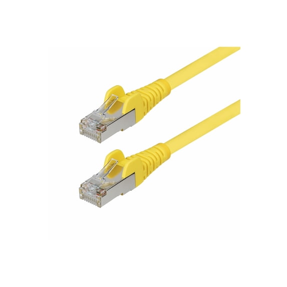 StarTech 50ft Yellow CAT6a Ethernet Cable, Snagless RJ45, 10GbE, 100W PoE++
