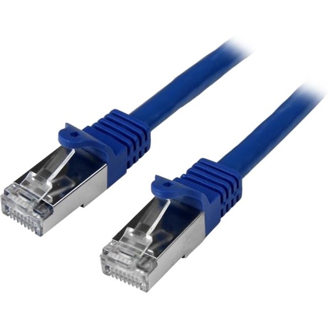 StarTech.com 5m Cat6 Patch Cable, Shielded (SFTP) Snagless Gigabit Network Patch Cable, Blue - image 1 of 2