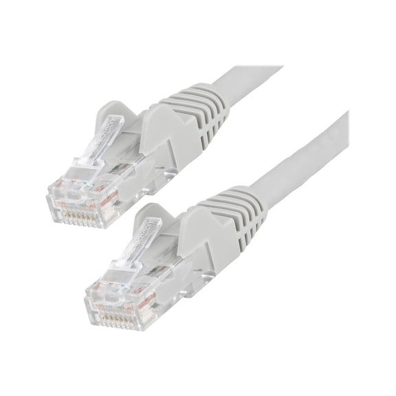 StarTech 5m CAT6 Ethernet Cable, LSZH (Low Smoke Zero Halogen), 10 GbE Snagless 100W PoE UTP RJ45 Grey CAT 6 Network Patch Cord, ETL