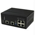 thumbnail image 1 of StarTech.com 6 Port Unmanaged Industrial Gigabit Ethernet Switch w/ 4 PoE+ Ports & Voltage Regulation - DIN Rail/Wall Mountable PoE Switch (IES61002POE) - Switch - unmanaged - 4 x 10/100/1000 (PoE+) + 2 x 10/100/1000 - DIN rail mountable, wall-mountable - PoE+ - DC power - for P/N: POEEXT1GAT, POEEXT2GAT, 1 of 4