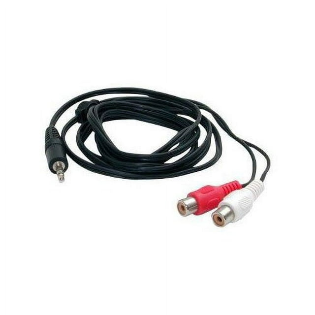 StarTech.com 6 ft. (1.8 m) 3.5mm to RCA Cable - 3.5mm to 2x RCA - Male/Female - 3.5mm to RCA (MU1MFRCA)