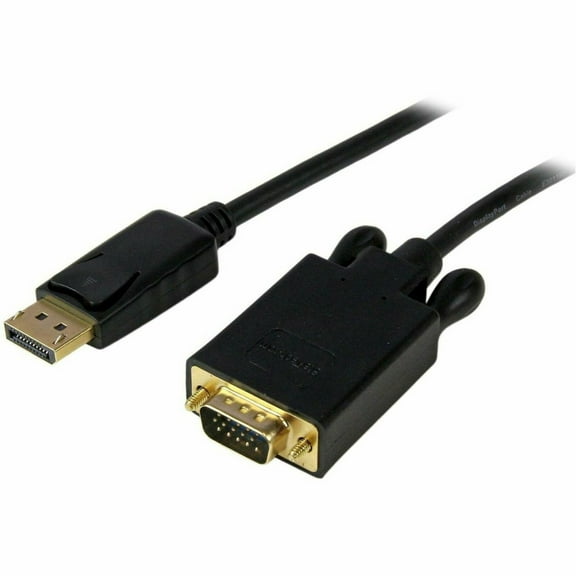 StarTech.com 6 ft DisplayPort? to VGA Adapter Converter Cable - DP to VGA 1920x1200 - Black