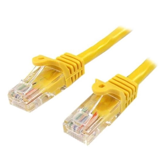 StarTech.com 6 ft. Yellow Cat5e Snagless UTP Patch Cable