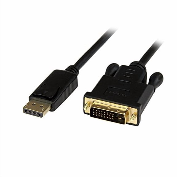 6 ft DisplayPort to DVI Active Adapter Converter Cable - 6ft (1.8m) Active DP to DVI M/M Cable for PC - 1920x1200 - Black