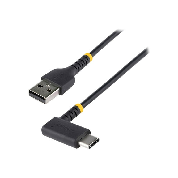 StarTech.com 6ft (2m) USB A to C Charging Cable Right Angle R2ACR-2M-USB-CABLE