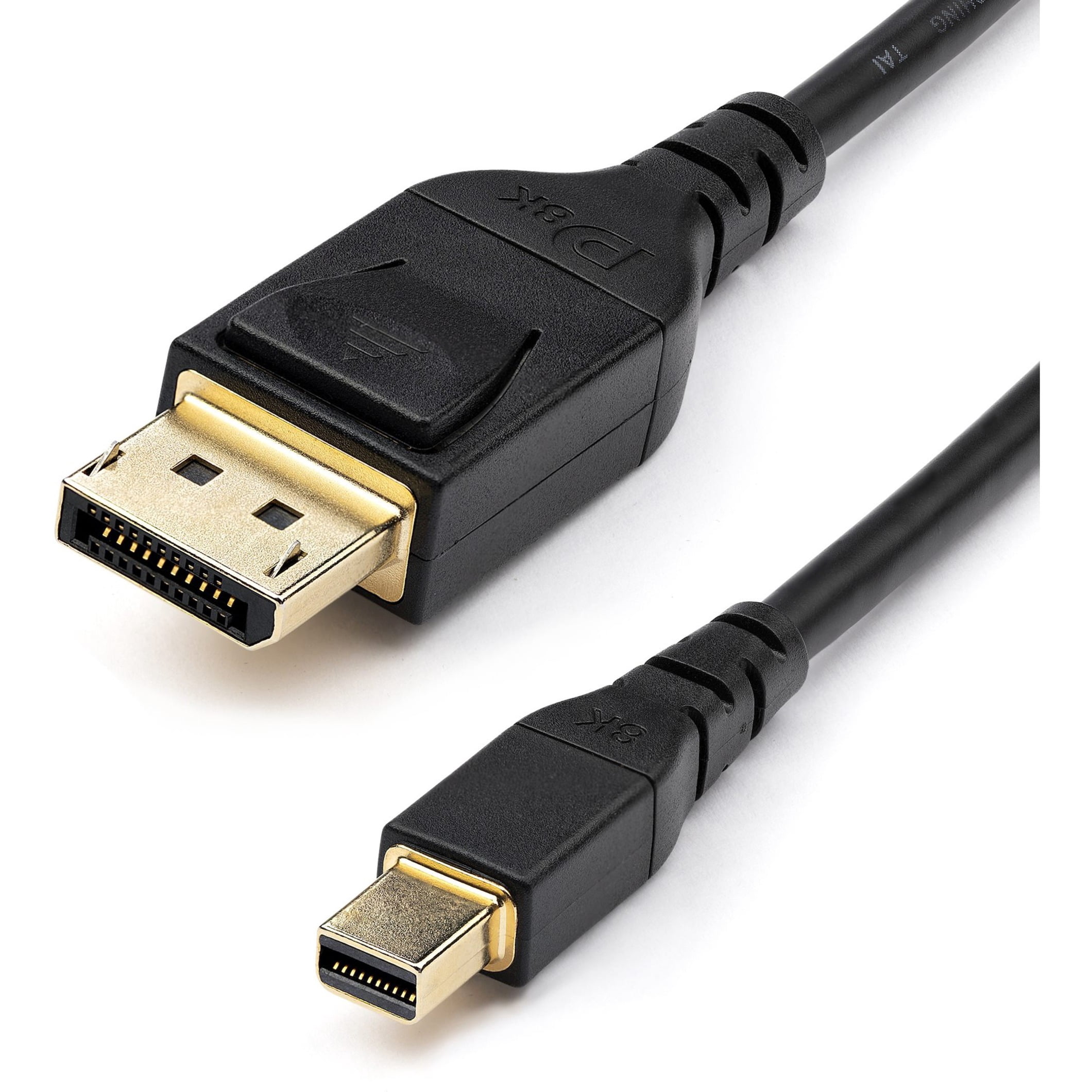 Startech.com 6ft (2m) Vesa Certified Mini Displayport To Displayport 1.4 Cable, 8k 60hz Hbr3 Hdr, Super Uhd Mdp To Dp 1.4 Cord, Slim (34 Awg) Ultra Hd 4k 120hz, Monitor/video Cable - Mdp To Dp Cable