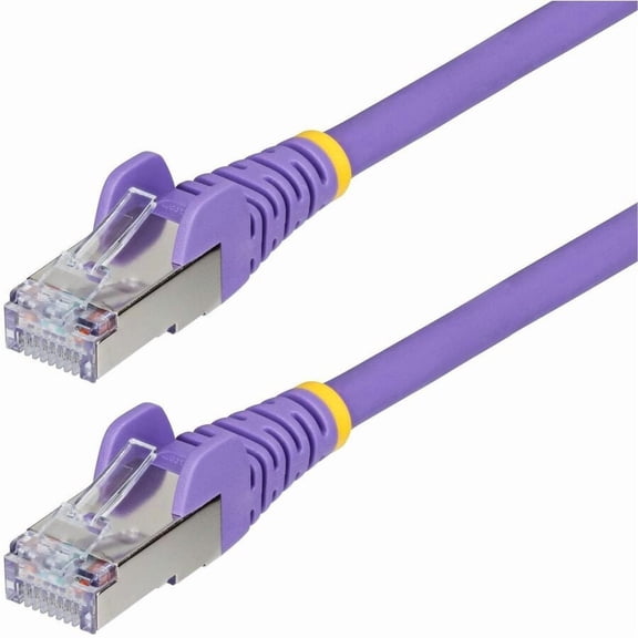 StarTech 6ft Purple CAT6a Ethernet Cable, Snagless RJ45, 10GbE, 100W PoE++, S/FTP, 500MHz, 27AWG Pure Bare Copper, LSZH
