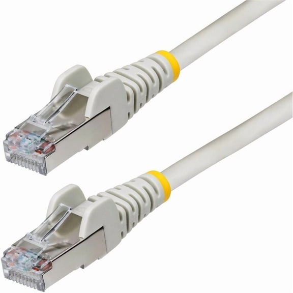 StarTech 75ft Gray CAT6a Ethernet Cable, Snagless RJ45, 10GbE, 100W PoE++, S/FTP, 500MHz, 27AWG Pure Bare Copper, LSZH