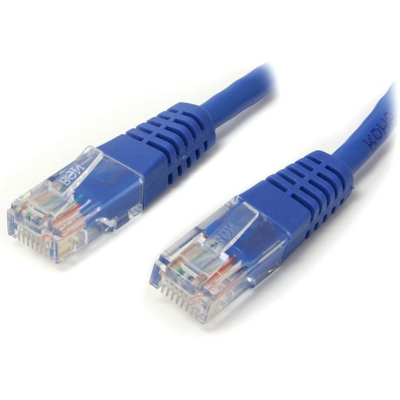 StarTech 7ft Blue Molded Cat5e UTP Patch Cable
