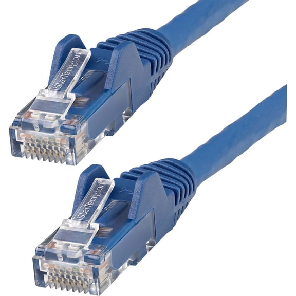 StarTech 7m CAT6 Ethernet Cable, LSZH (Low Smoke Zero Halogen), 10 GbE Snagless 100W PoE UTP RJ45 Blue CAT 6 Network Patch Cord, ETL