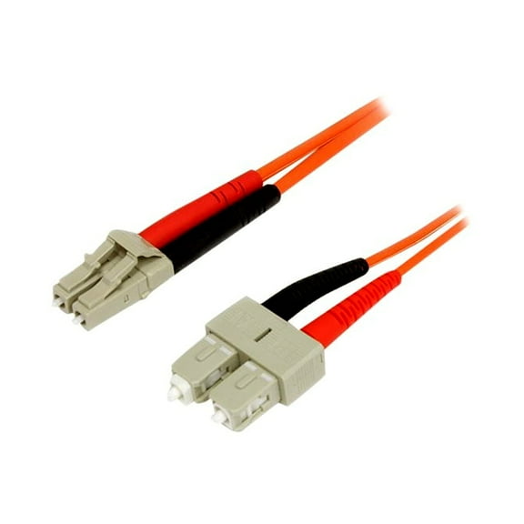 Startech 7m Multimode 62.5/125 Duplex Fiber Patch Cable Lc -sc - Lc Male - Sc Male - 22.97ft - Orange (fiblcsc7)