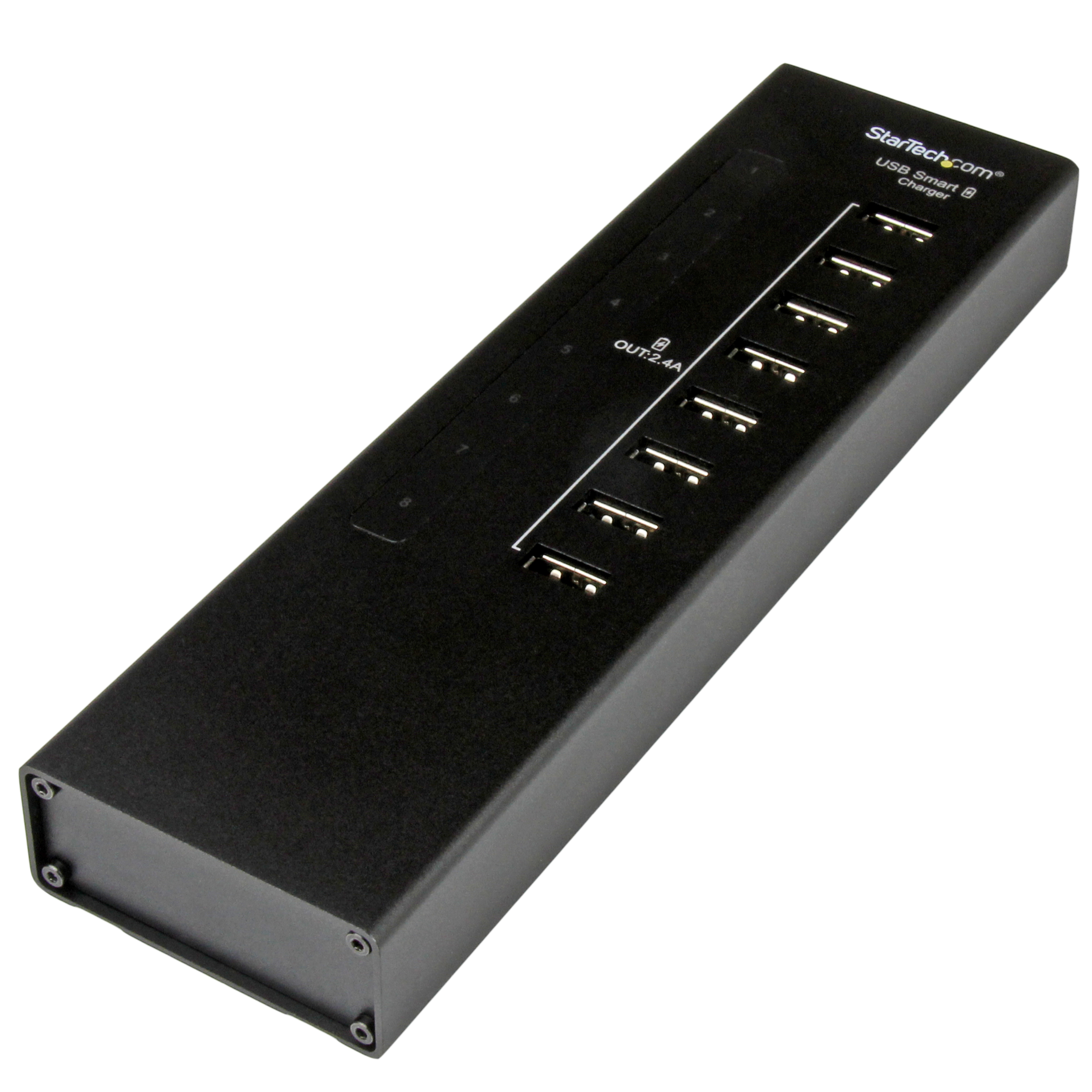 StarTech.com 8-Port Charging Station for USB Devices - 96W/19.2A - Dedicated Desktop Multi-Device USB Charging Station - image 1 of 4