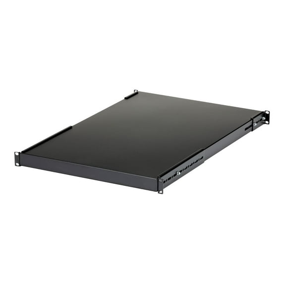 StarTech.com 1U Adjustable Server Rack Mount Shelf - 175lbs - 19.5 to ...