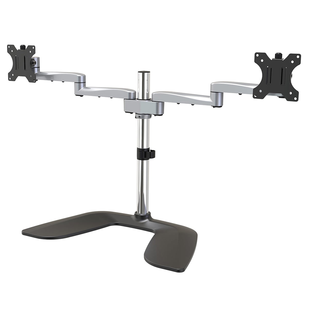 DUAL MONITOR STAND FOR UP TO 32 MONITORS ARTICULATING ARMS