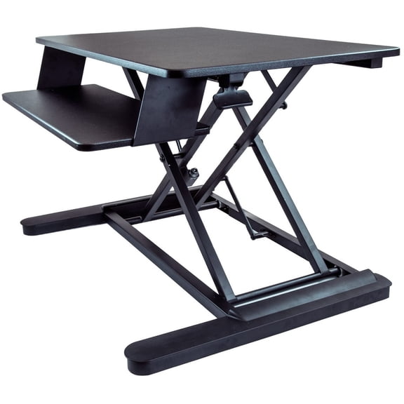 StarTech.com ARMSTSLG Sit Stand Desk Converter - For two Monitors up to 24" or One 30" Monitor - 35" Work Surface - Stand Up Desk - Sit to Stand Desk