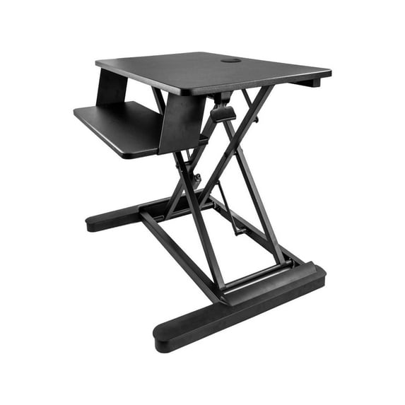 StarTech.com ARMSTSLG Sit Stand Desk Converter - For two Monitors up to 24" or One 30" Monitor - 35" Work Surface - Stand Up Desk - Sit to Stand Desk