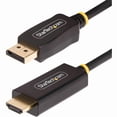 thumbnail image 1 of StarTech 15ft DisplayPort to HDMI Adapter Cable, 4K 60Hz with HDR, DP to HDMI 2.0b Cable, Active Video Converter, 1 of 8