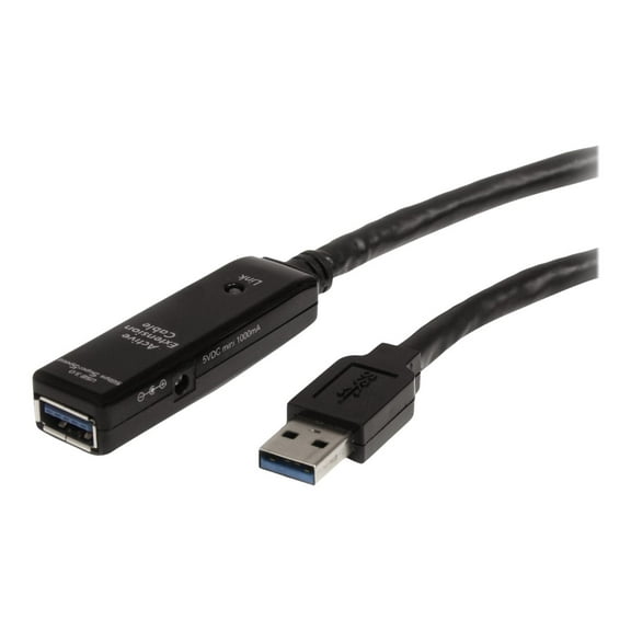 StarTech.com Black USB 3.0 Active Extension Cable