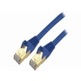 thumbnail image 1 of StarTech 14ft CAT6a Ethernet Cable - 10 Gigabit Shielded Snagless RJ45 100W PoE Patch Cord - 10GbE STP Network Cable with Strain Relief - Blue - UL, TIA (C6ASPAT14BL), 1 of 2