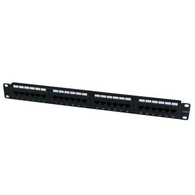StarTech.com C6PANEL24 24 Port 1U Rackmount Cat 6 110 Patch Panel