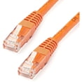 thumbnail image 1 of StarTech 6ft CAT6 Ethernet Cable - Orange CAT 6 Gigabit Ethernet Wire -250Mhz 100W PoE RJ45 UTP Molded Network Patch Cord with Strain Relief (C6PATCH6OR), 1 of 3