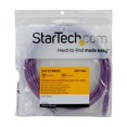 thumbnail image 1 of StarTech 6ft CAT6 Ethernet Cable - Purple CAT 6 Gigabit Ethernet Wire -250Mhz 100W PoE RJ45 UTP Molded Network Patch Cord with Strain Relief (C6PATCH6PL), 1 of 12
