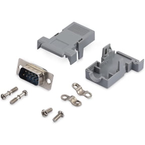 StarTech.com C9PSM Assembled DB9 Male Solder D-SUB Connector with Plastic Backshell