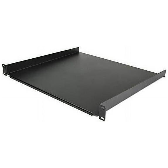 StarTech.com CABSHELF116 1U Server Rack Shelf - 16" Deep - Cantilever Rack Shelf for 19" Network Equipment (CABSHELF116)