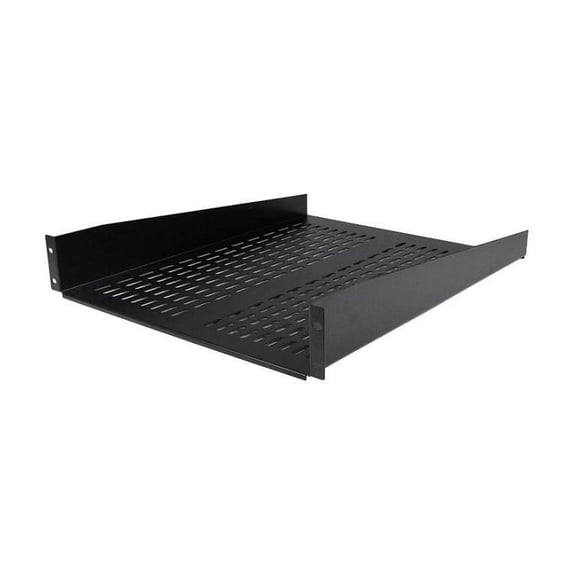 FIXED SERVER RACK SHELF 2U 22IN VENTED CANTILEVER SHELF
