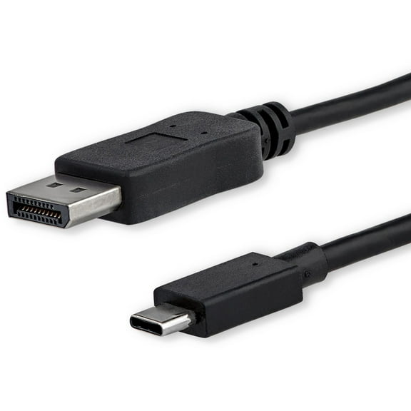 StarTech.com CDP2DPMM6B 6 ft. Black USB-C to DisplayPort Adapter Cable - 4K at 60 Hz