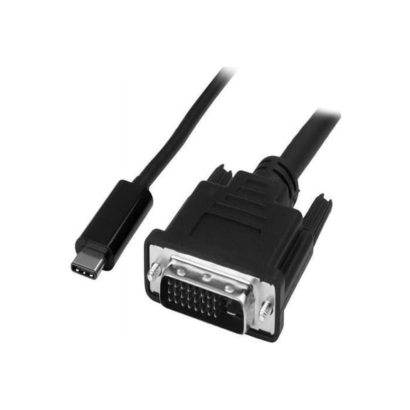 USB-C to DVI Cable - 6 ft / 2m - 1080p - 1920x1200 - USB-C DVI Monitor Cable - USB C Cable - Computer Monitor Cable