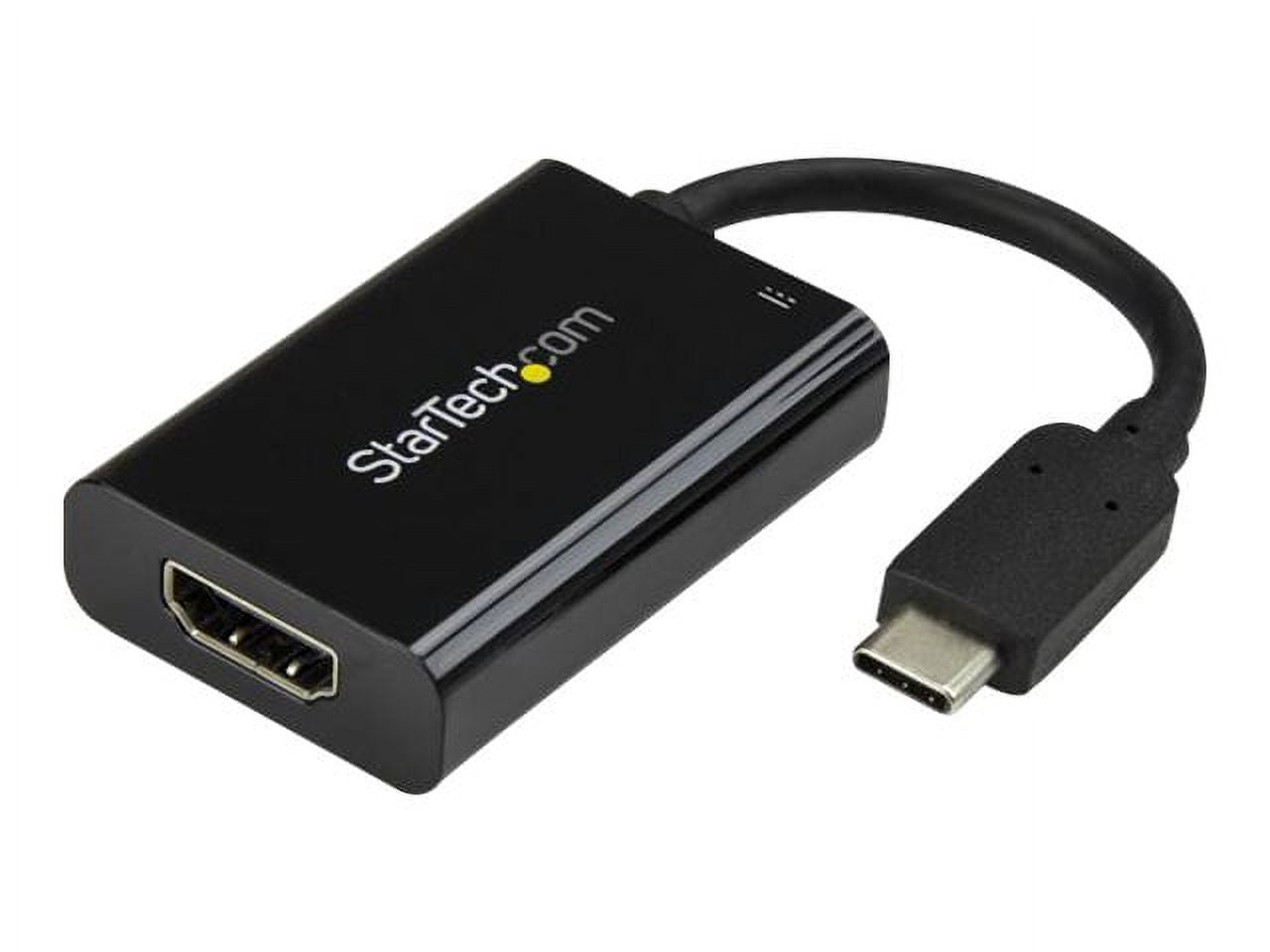 StarTech USB-C to HDMI Video Adapter with USB Power Delivery - 4K 60Hz ...
