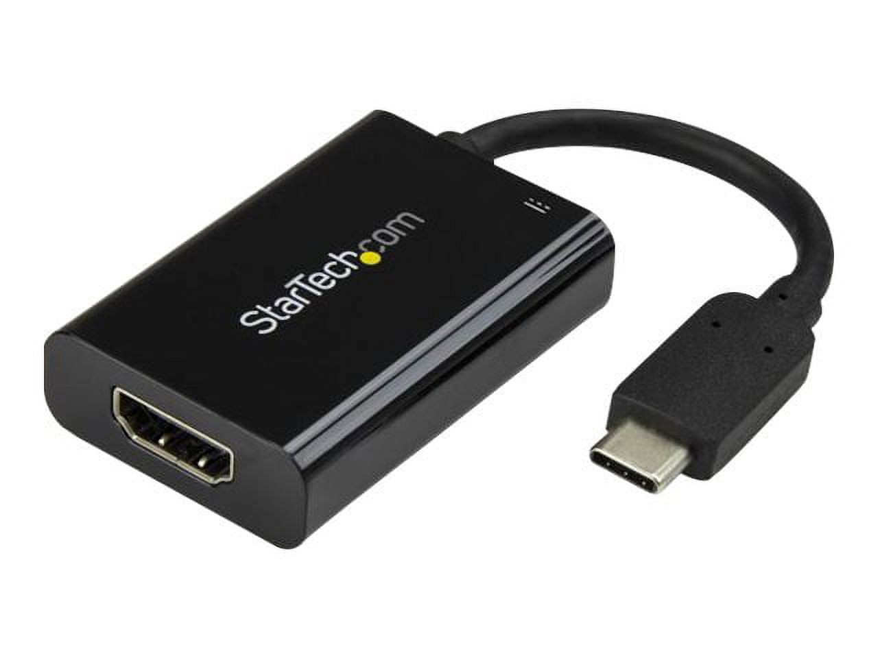 StarTech.com CDP2HDUCP USB-C to HDMI Adapter - 4K 60Hz - Thunderbolt 3 Compatible - with Power Delivery (USB PD) - USB C Adapter Converter - image 1 of 6