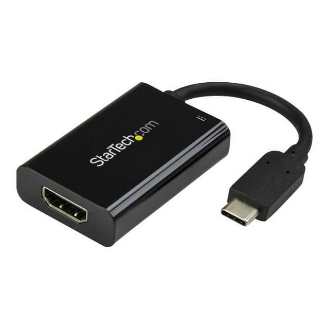 StarTech.com CDP2HDUCP USB-C to HDMI Adapter - 4K 60Hz - Thunderbolt 3 Compatible - with Power Delivery (USB PD) - USB C Adapter Converter