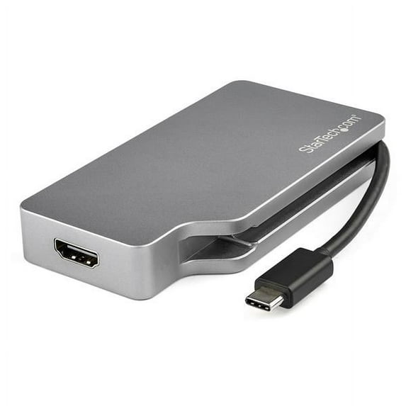 StarTech USB-C Multiport VGA/DVI/HDMI Video Adapter - Space Gray