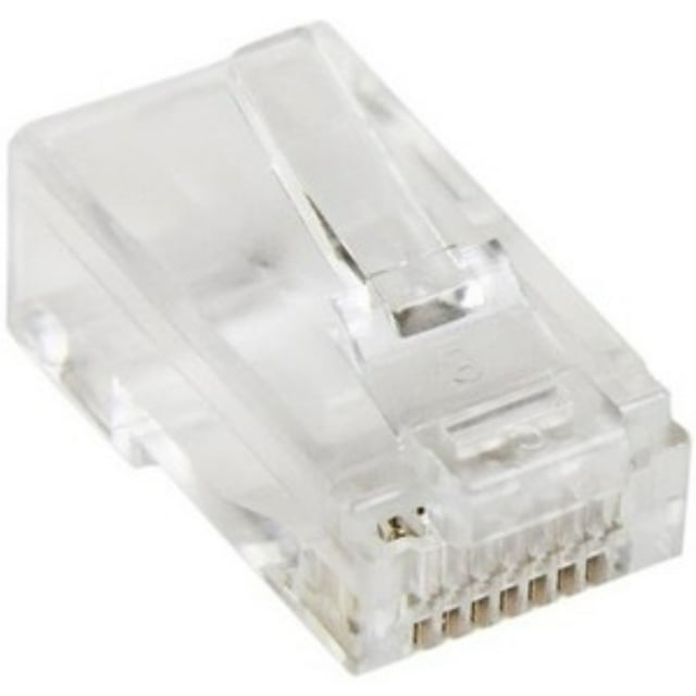 StarTech.com Cat 5e RJ45 Solid Modular Plug Connector - 50 Pack ...