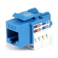 thumbnail image 1 of StarTech.com Cat 6 RJ45 Keystone Jack Blue - 110 Type, 1 of 2